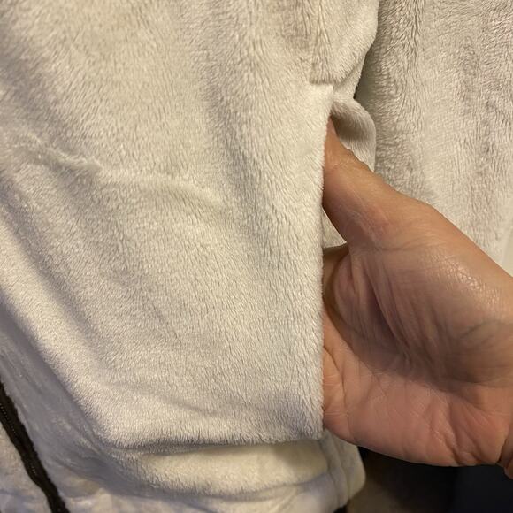 Free Country Coat Jacket Women M Windbreaker Hoodie Faux Fur Lined Outdoor VTG - Picture 13 of 15